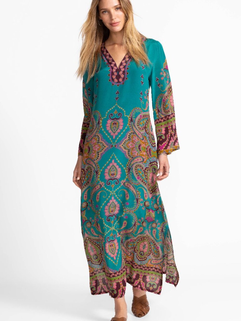 JOHNNY WAS - JUDITH DRESS Size Medium Color Angelia NWT